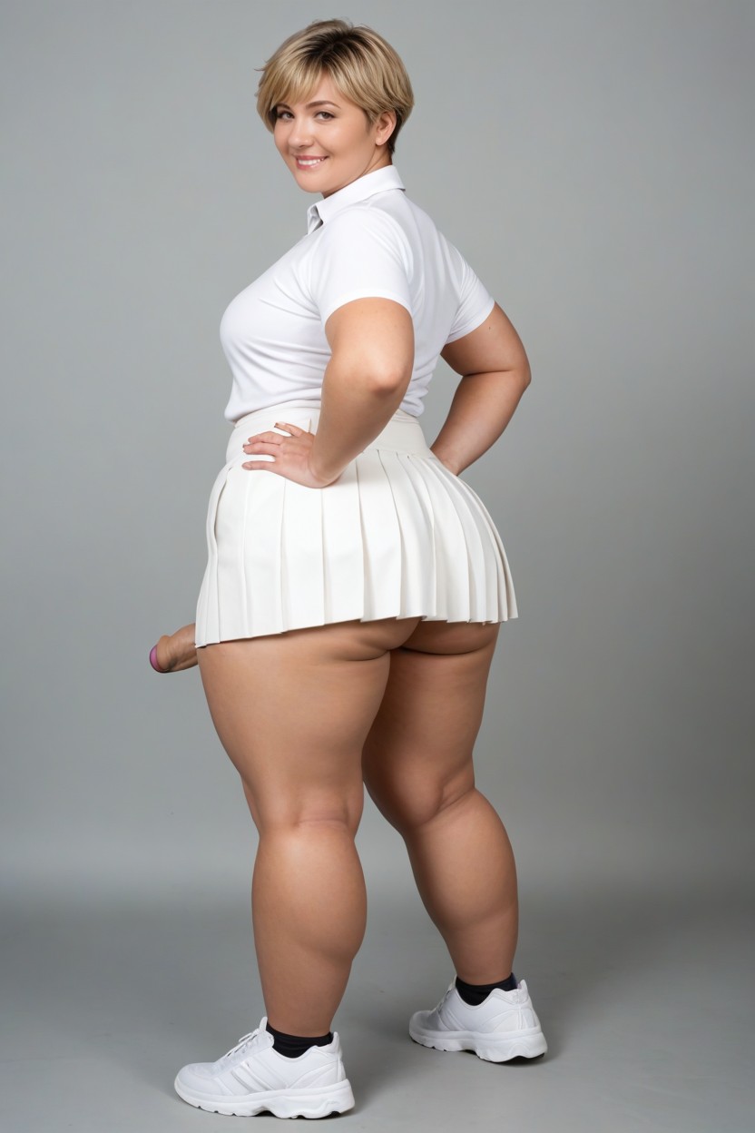 Standing, Barefaced, Look At Viewer Porno shemale IA
