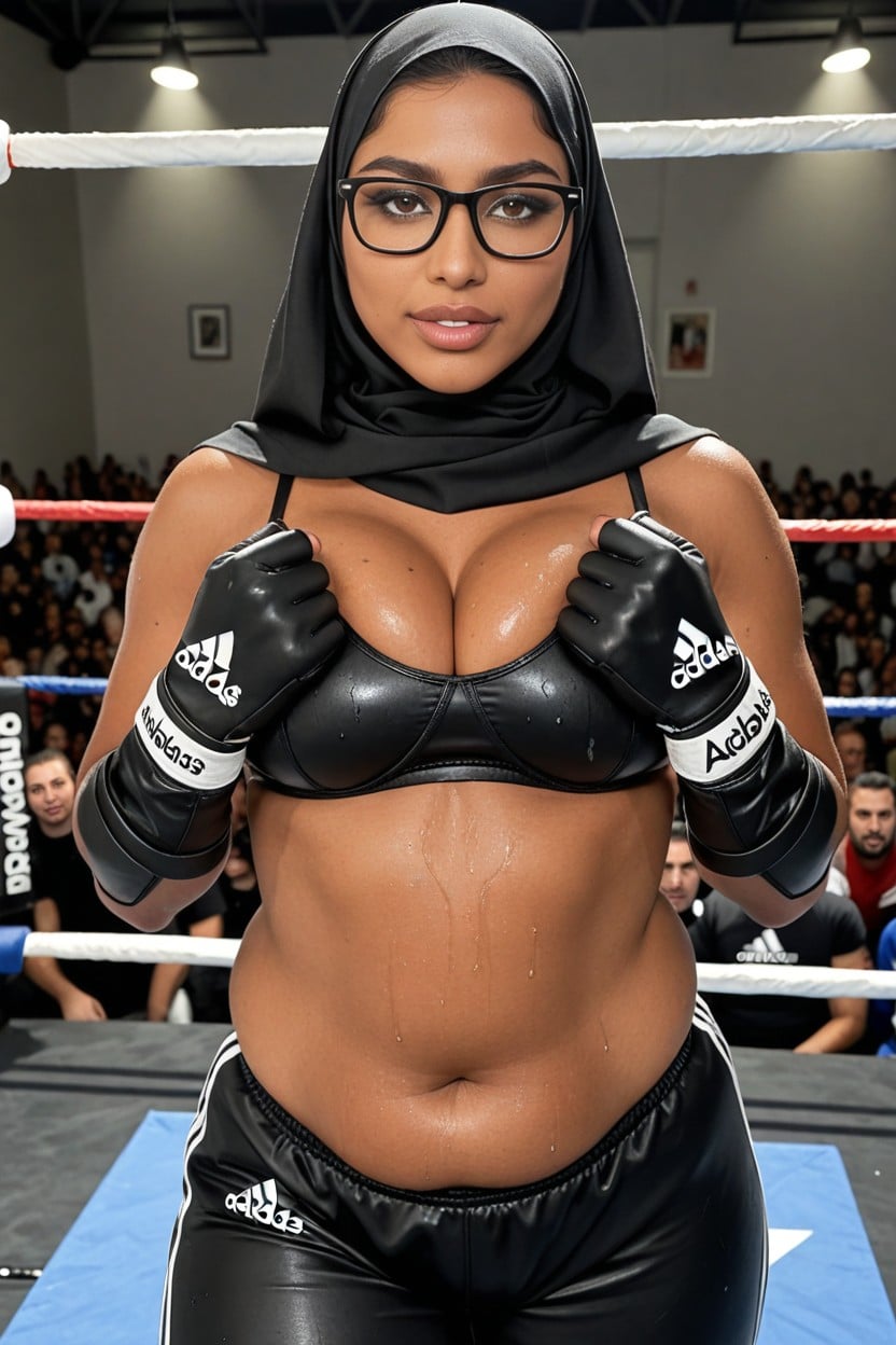 Thick Thighs, Mma Gloves, Hijabi Shemale AI Porn