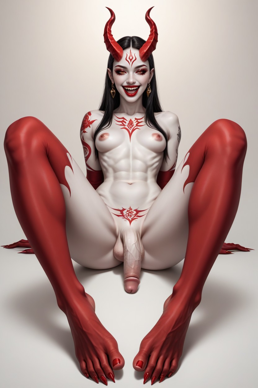 Tattoos All Over Body, Pov, Penis Shemale AI Porn
