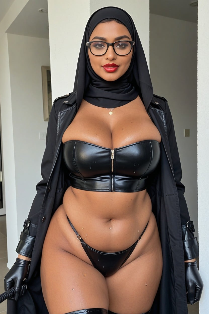 Domination, Fat Thighs, Hijabi Shemale AI Porn