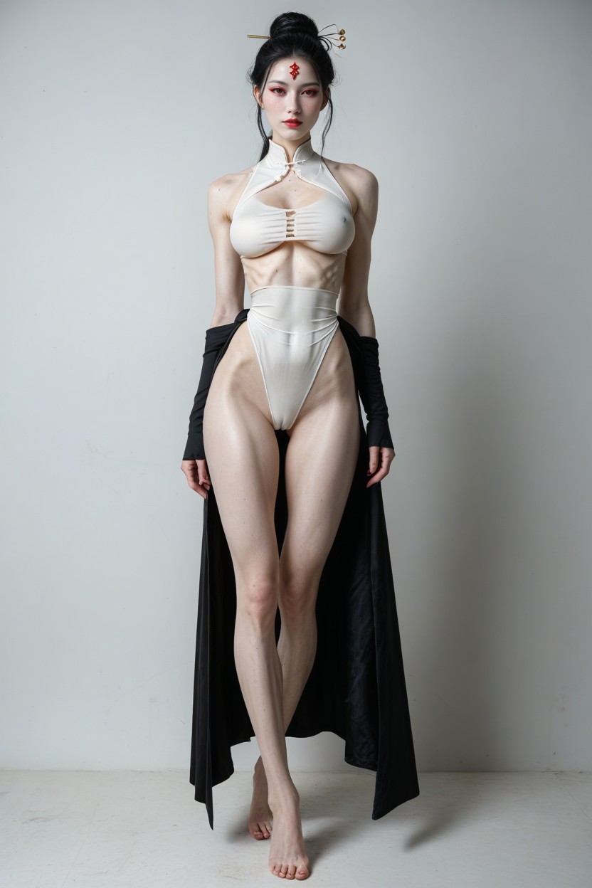 Tall, Solo Female, Sexy Waist Shemale AI Porn