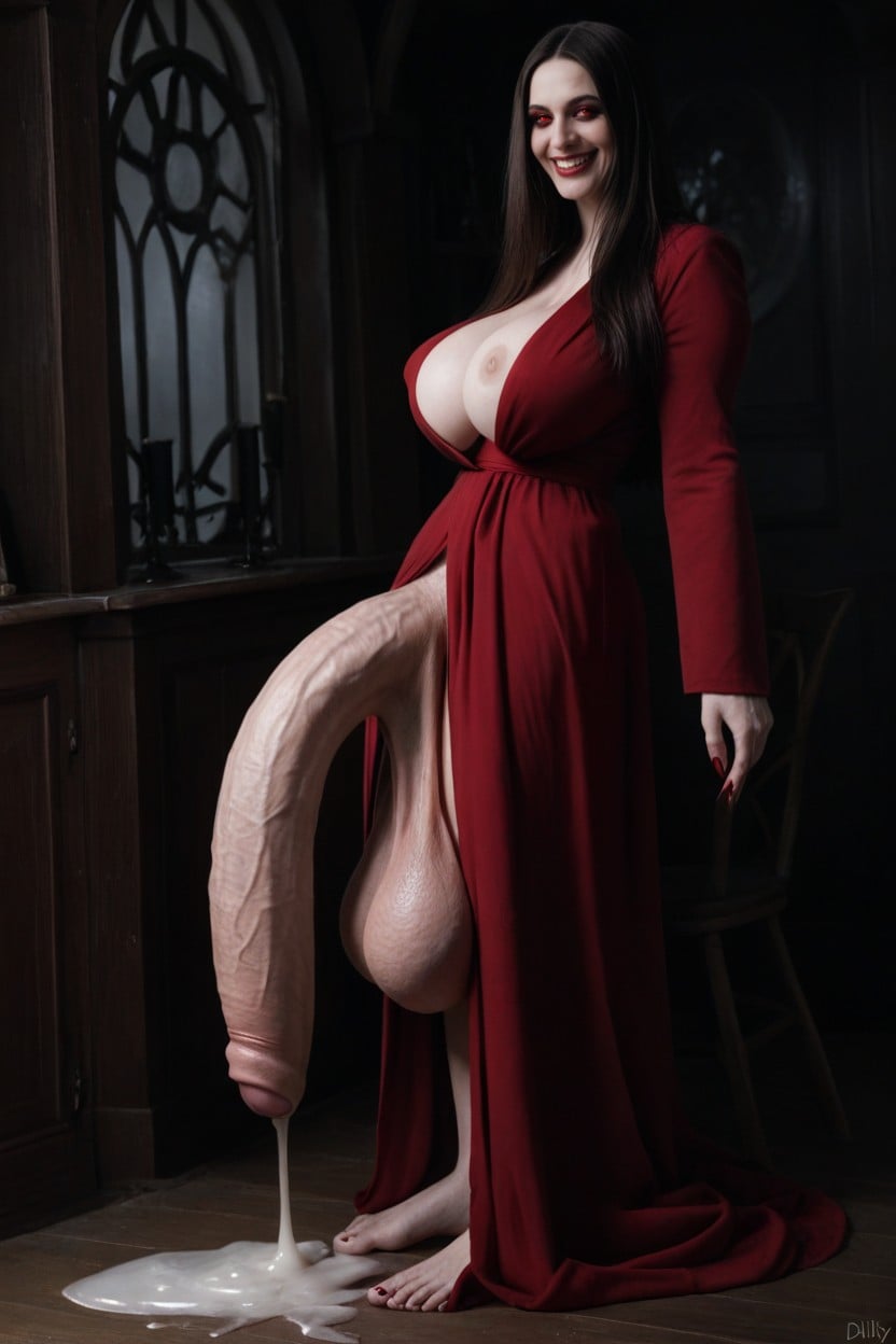 Dark, Hyper Foreskin, Haunted House Shemale AI Porn