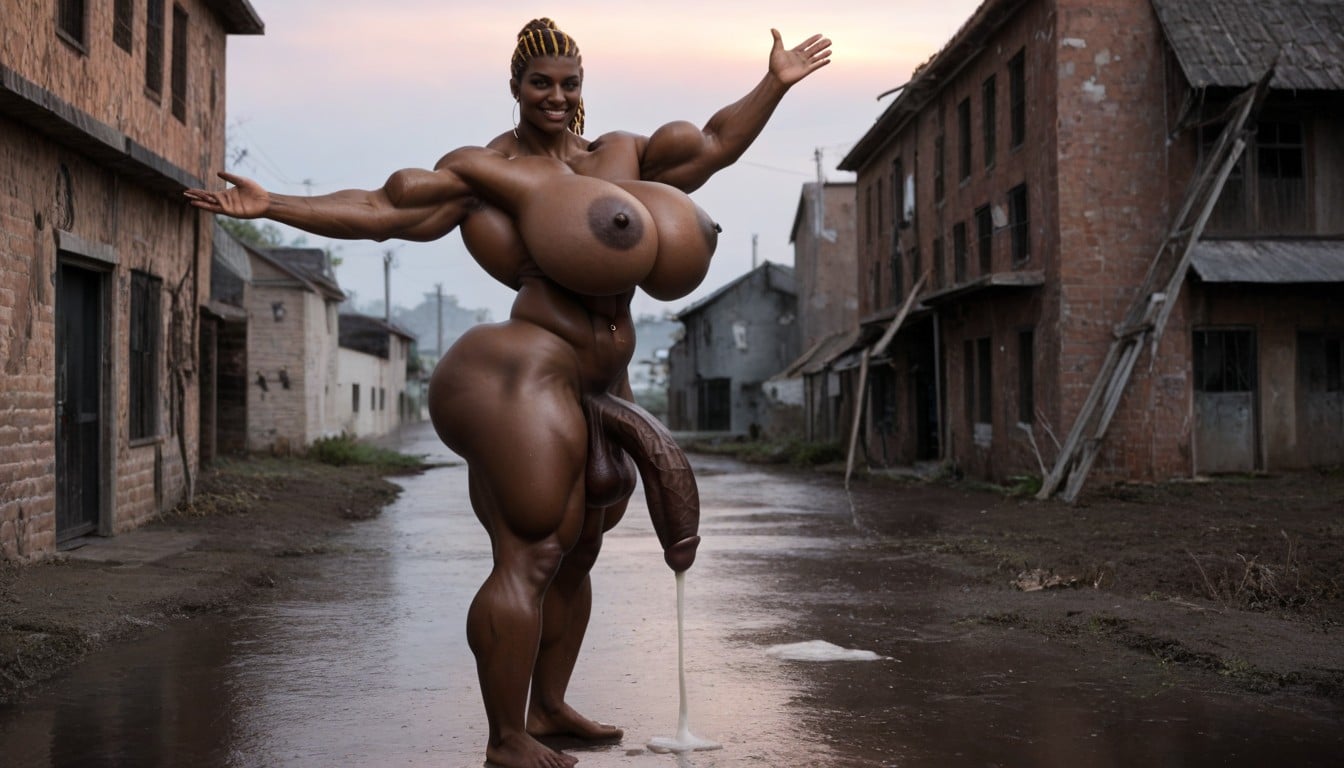 Gigantic Muscles Ass, Xmen Storm, Ponytail Shemale AI Porn