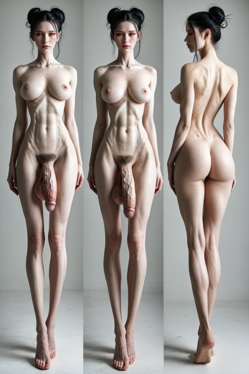 Very Detailed Face, Full Body View, Tight Body Porno IA Travesti