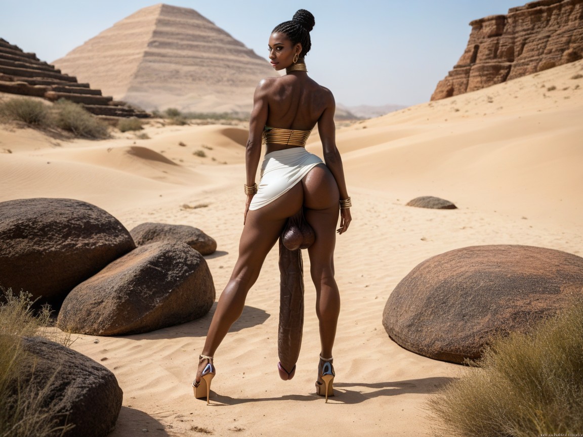 Dark Skin African, 18+, Dark African Skin Shemale AI Porn