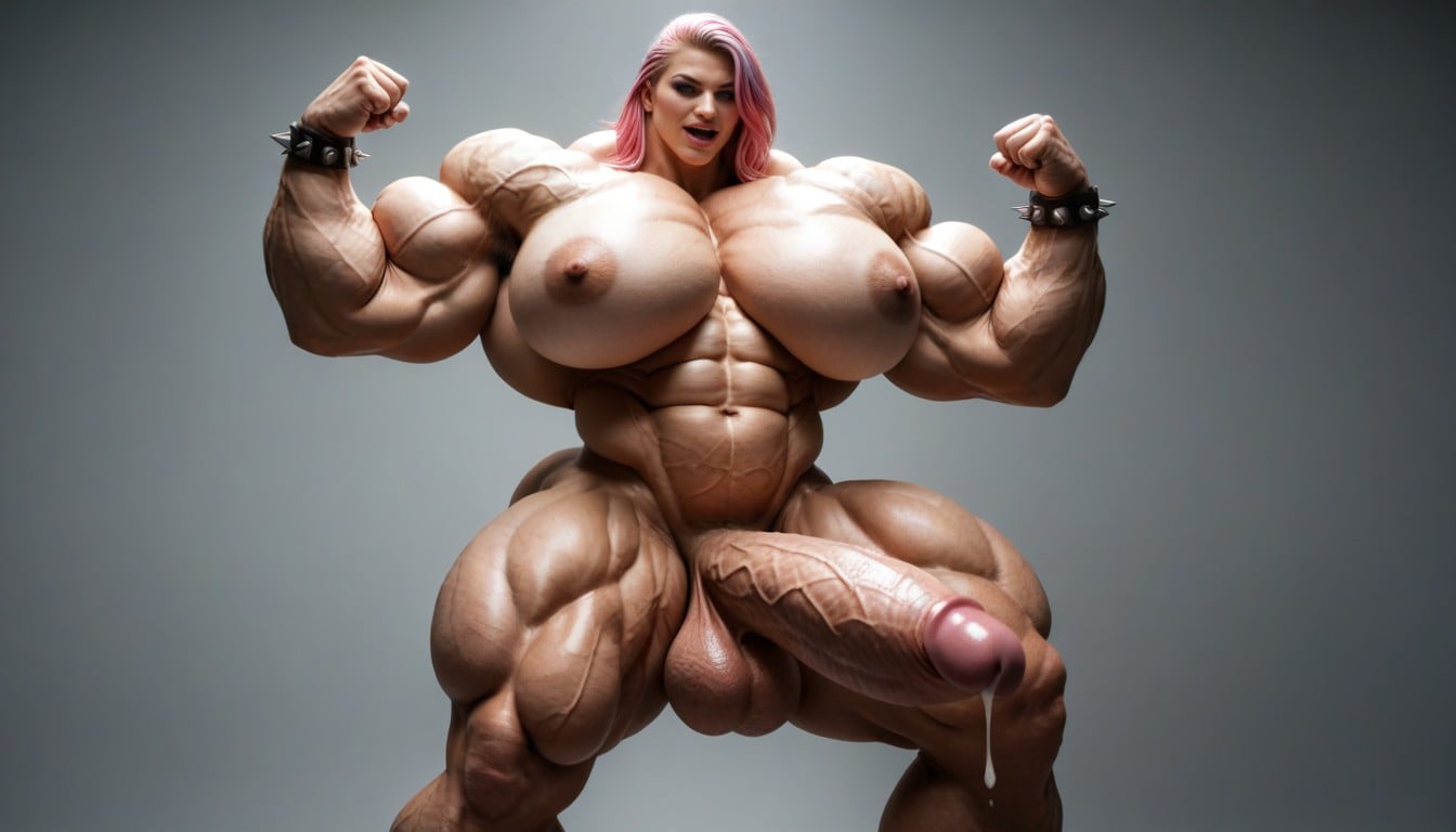 Plano Mediot, Spiked Bracers, Hyper Gigantic Muscles Porno shemale IA