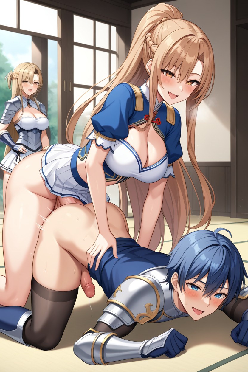 Hair Reflection, Very Handsome, Male Ahegao Shemale AI Porn