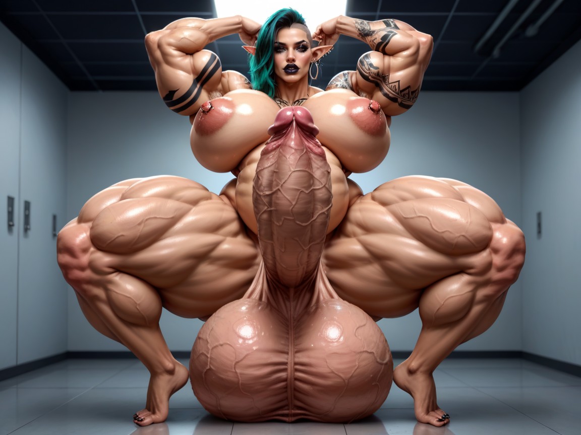 Impossibly Muscles To Big, Bimbo, Hyper Supersized Penis Porno shemale IA