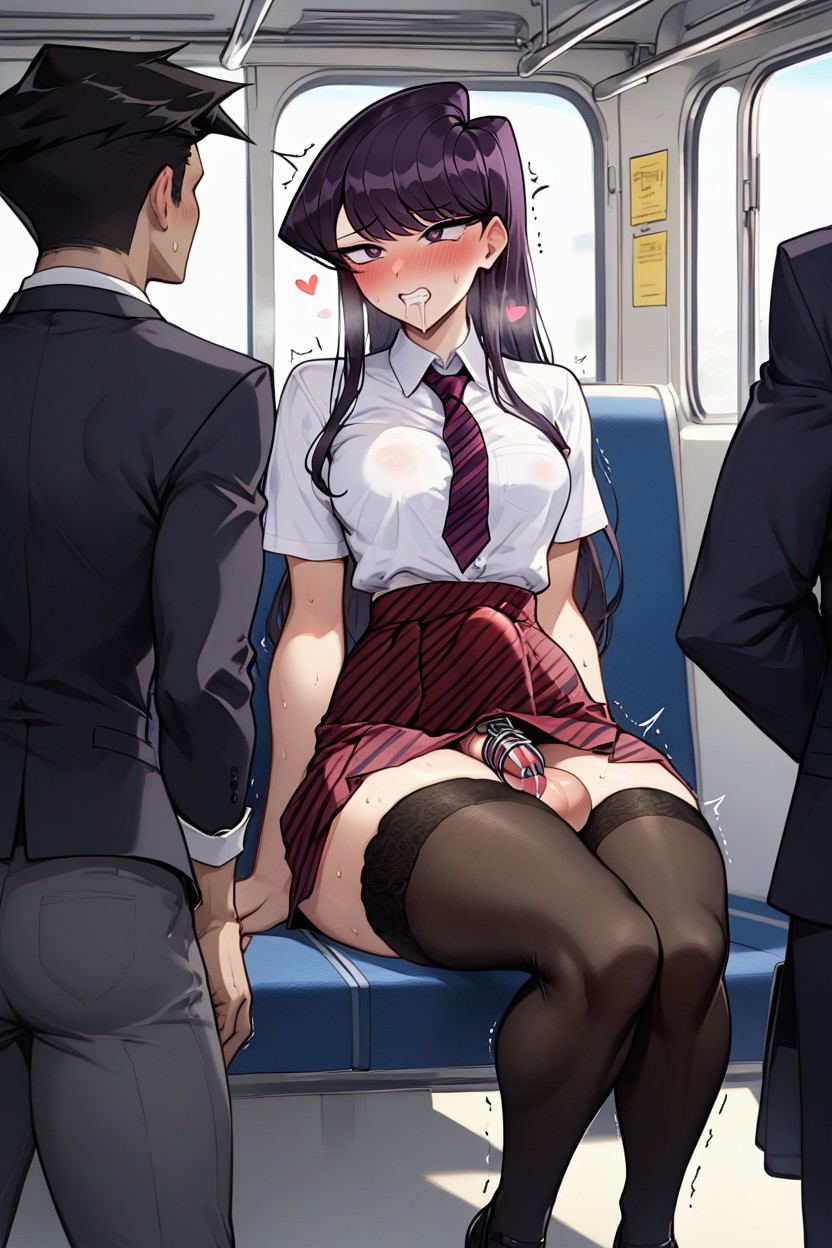 Small Breasts, Clenching Teeth, Stockings Shemale AI Porn