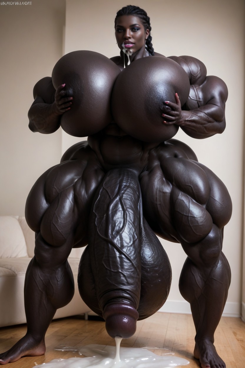 Midnight Black Skin, Hyper Gigant Muscles, Hyper Black Skin Midnight Black Skin 人妖AI黃片