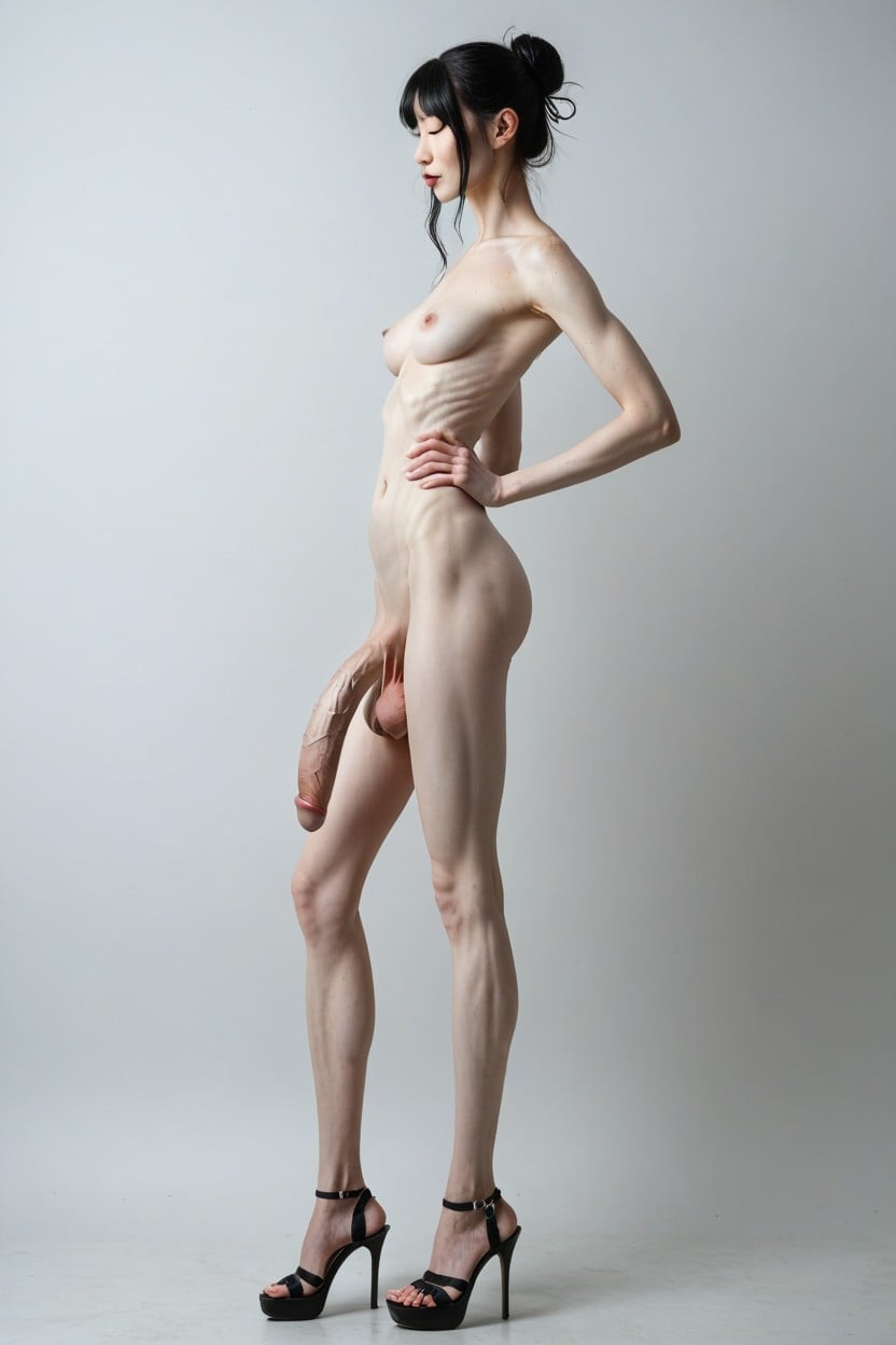 Extremely Waist, Veiny Penis, Extreme Waist 人妖AI黃片