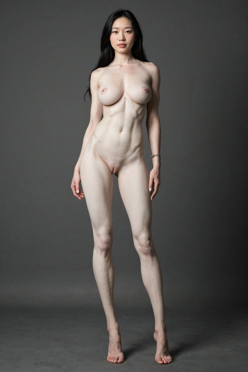 Freckles, White Clothes, Pale Skin Asian Porno IA transsexuelle