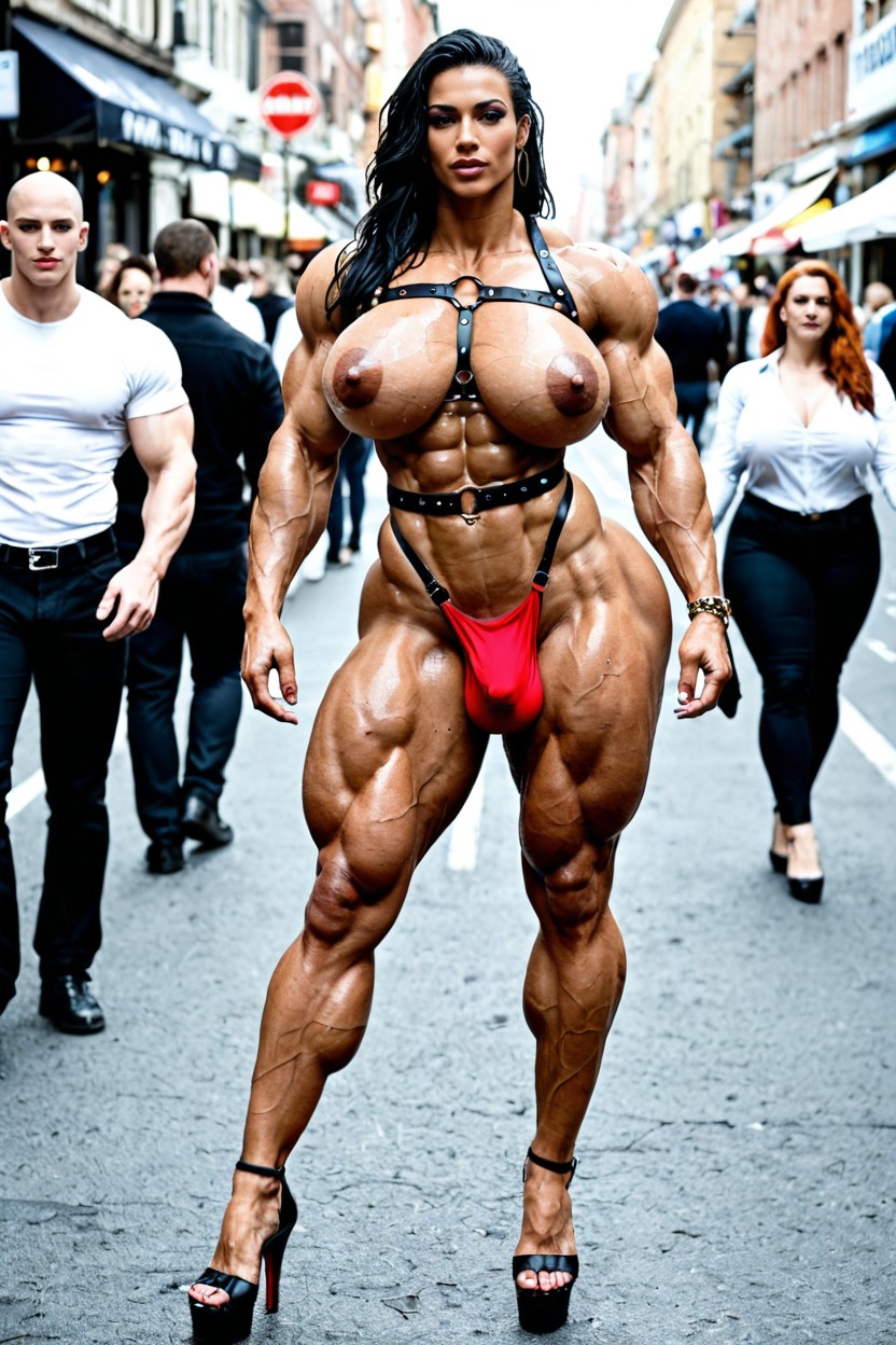 Deltoid, Long Length Hair, Vascular Porno IA transsexuelle