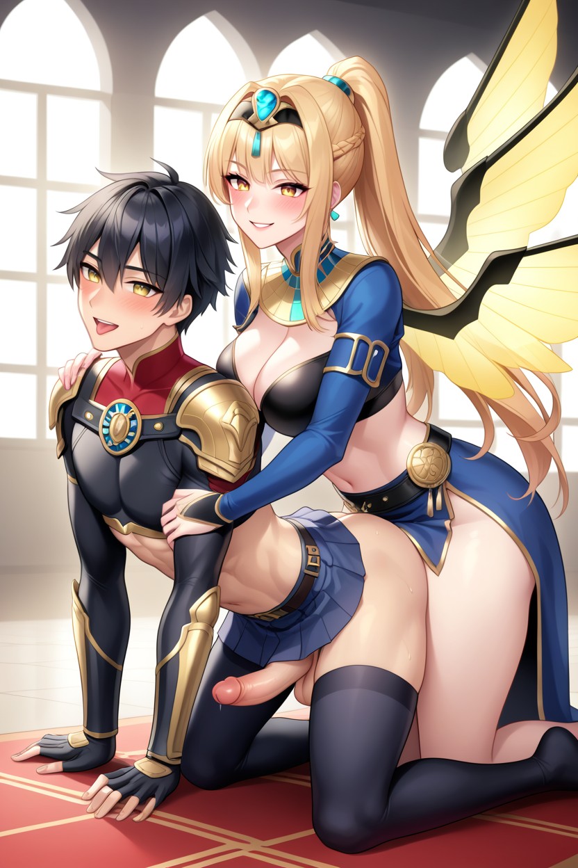 25+, Futa Arrogant Smile, Futa Fucking Male Shemale AI Porn