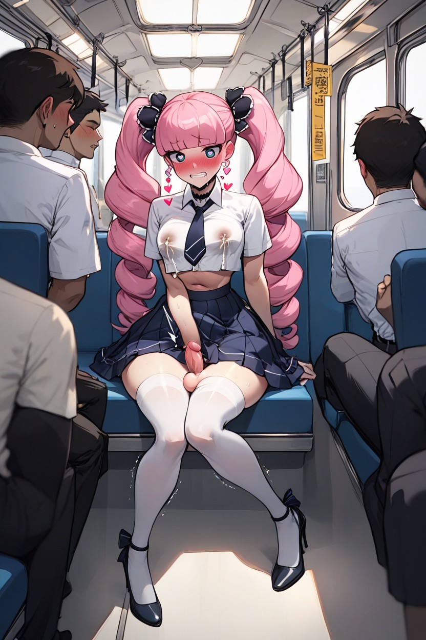 Blushing, Sunny, Waist Focus Shemale AI Porn