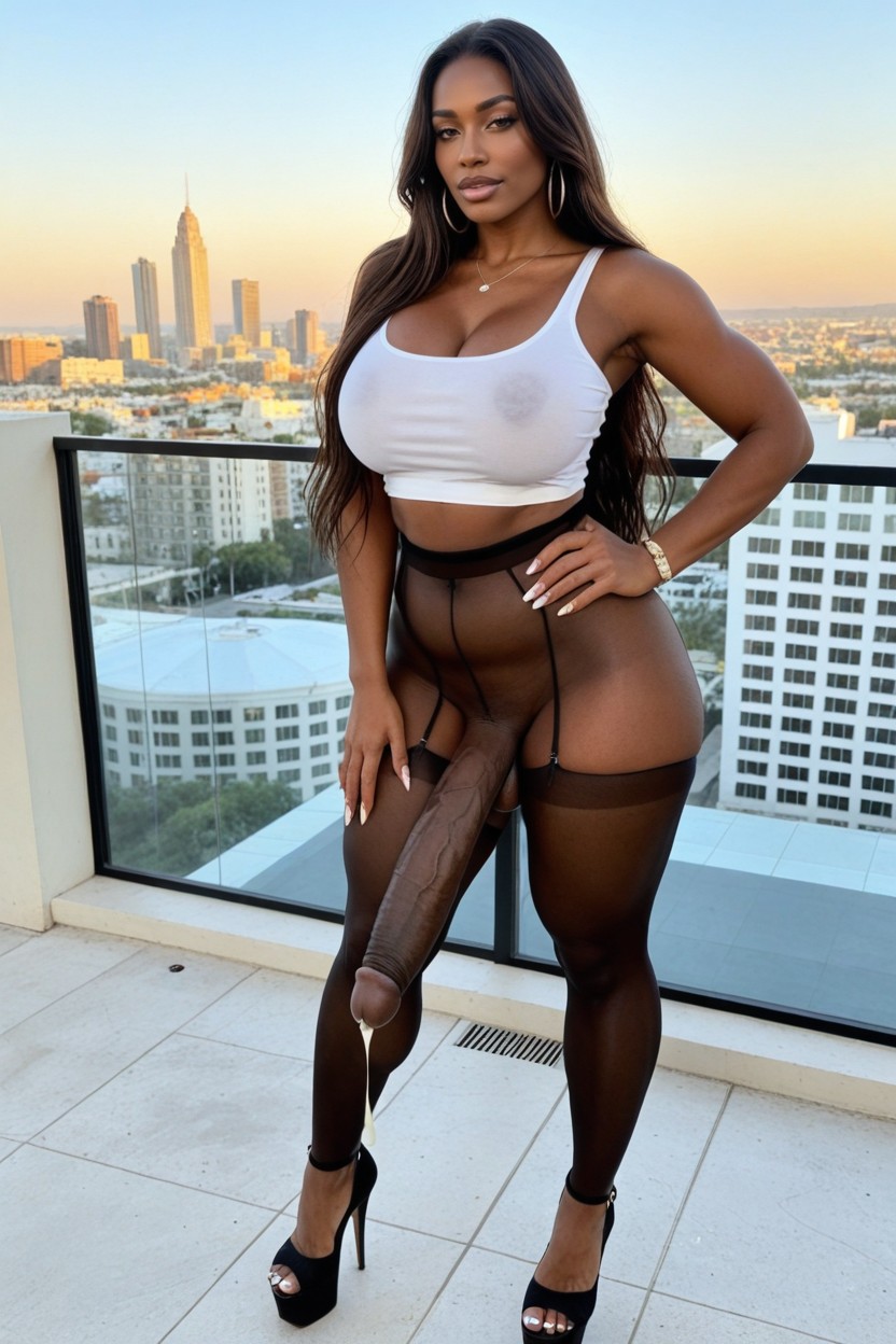Large Breast, Thick, Futanari Shemale AI Porn