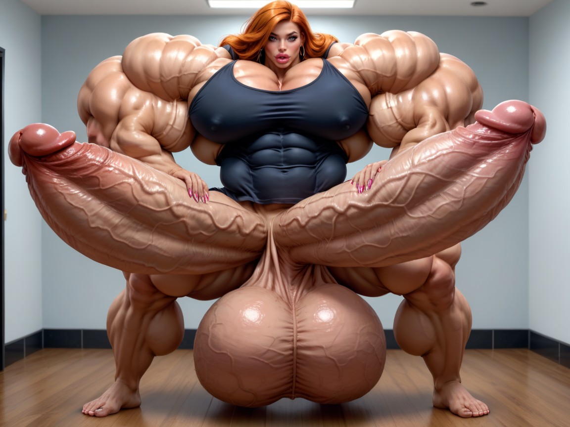 Gigantic Round Ass, Kim Possible, Biggest Lips Shemale AI Porn