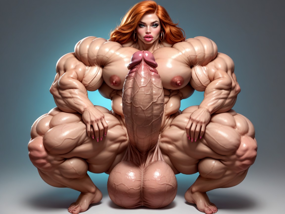Growth, Ginger, Wold Big Muscles Women Shemale AI Porn