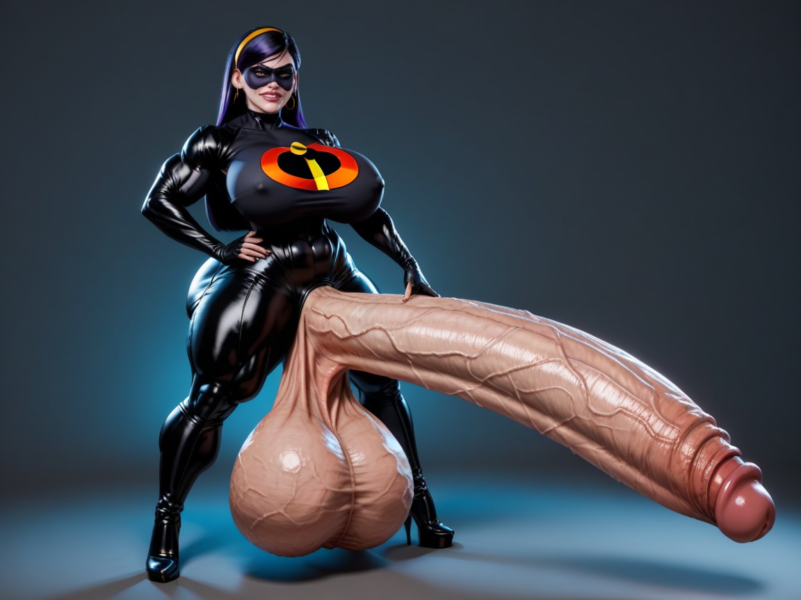 World Biggest Cock, Cock Growth, Gorgeous Face Shemale AI Porn