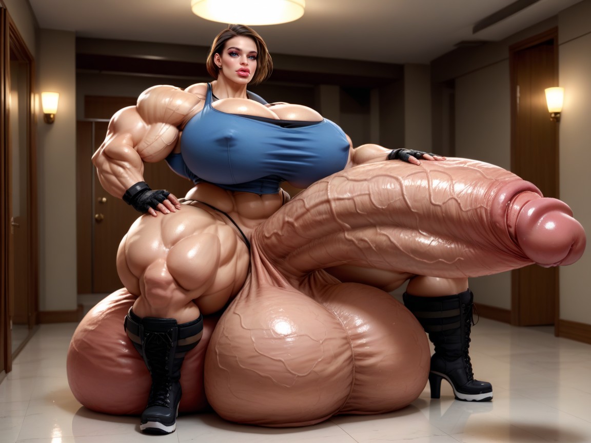 18+, Hdr, Hyper Gigantic Glans Shemale AI Porn