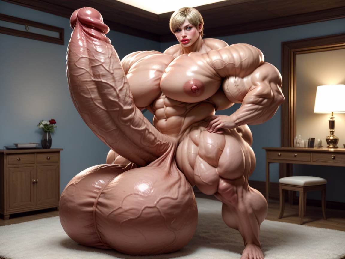 25+, Hyper Enormous Super Swollen Bimbo Lips, Sherry Birkin From Resident Evil Porno shemale IA