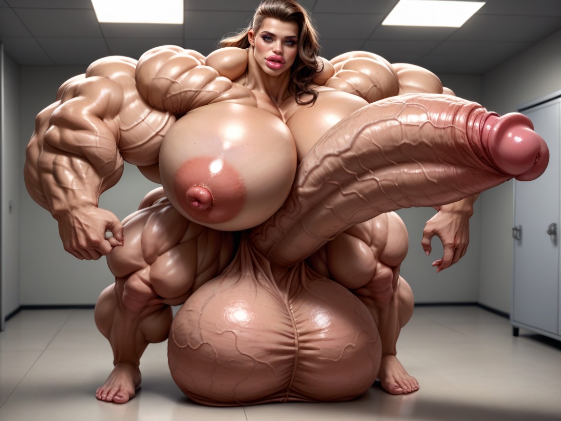 Hyper Impossibly Gigantic Girthy Penis, Hyper Oversized Muscle Women, Testicles Are Just Too Gigantic Porno shemale IA