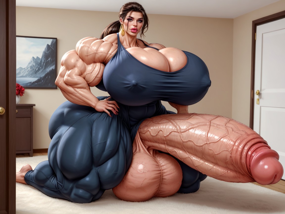 Cosplay, Full Body View, Penis Is Just Way Too Gigantic Porno shemale IA