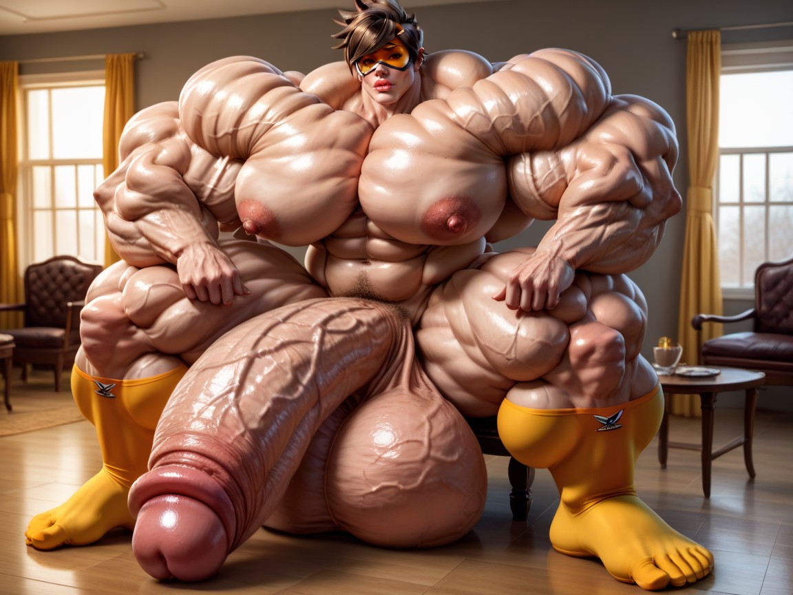 Penis Is Just Way Too Gigantic, Super Model, Penis The Size Of The Room Shemale AI Porn
