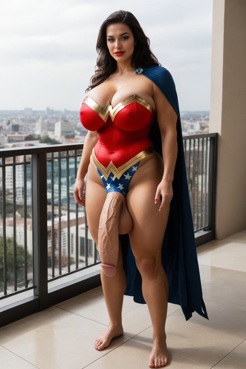 Cosplay, Hyper Cock Growth, Cock Bigger Than Body Shemale AI Porn