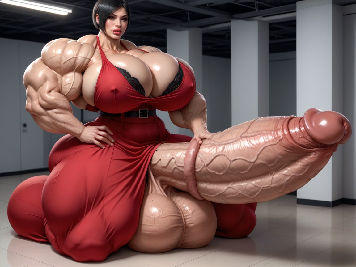 Hyper Monstrous Muscle, Hyper Long Penis, Hyper Gigantic Lips Porno shemale IA