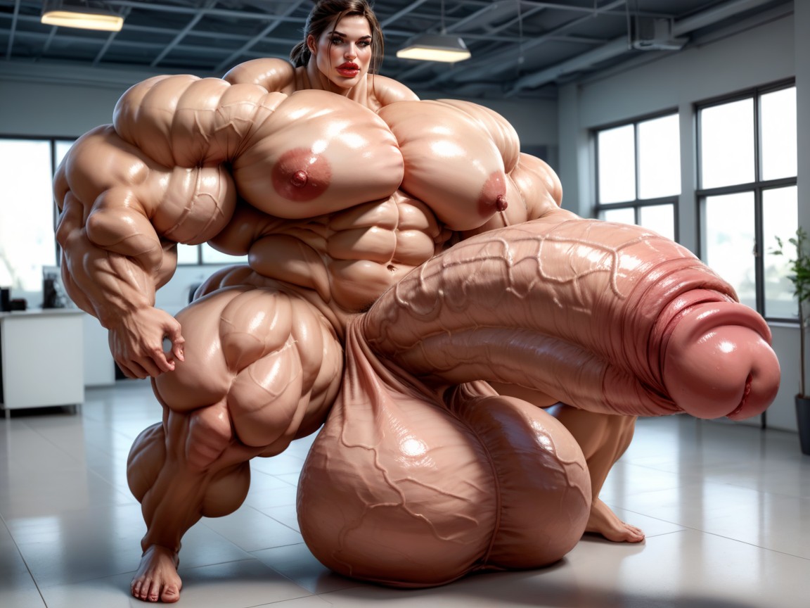 Hyper Gigantic Big Lips, Cosplay, Super Model Shemale AI Porn