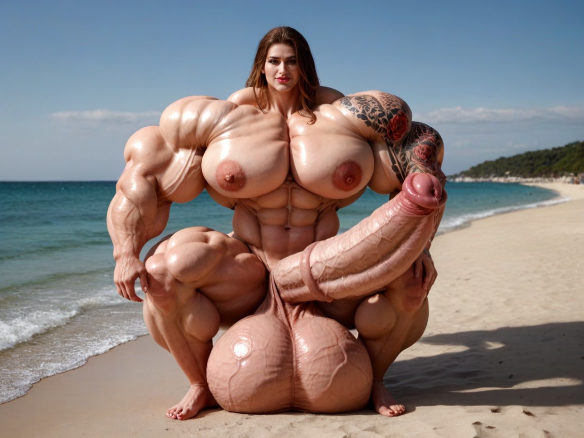 Giantess Amazon Women, Super Longest, Wides Porno IA transsexuelle