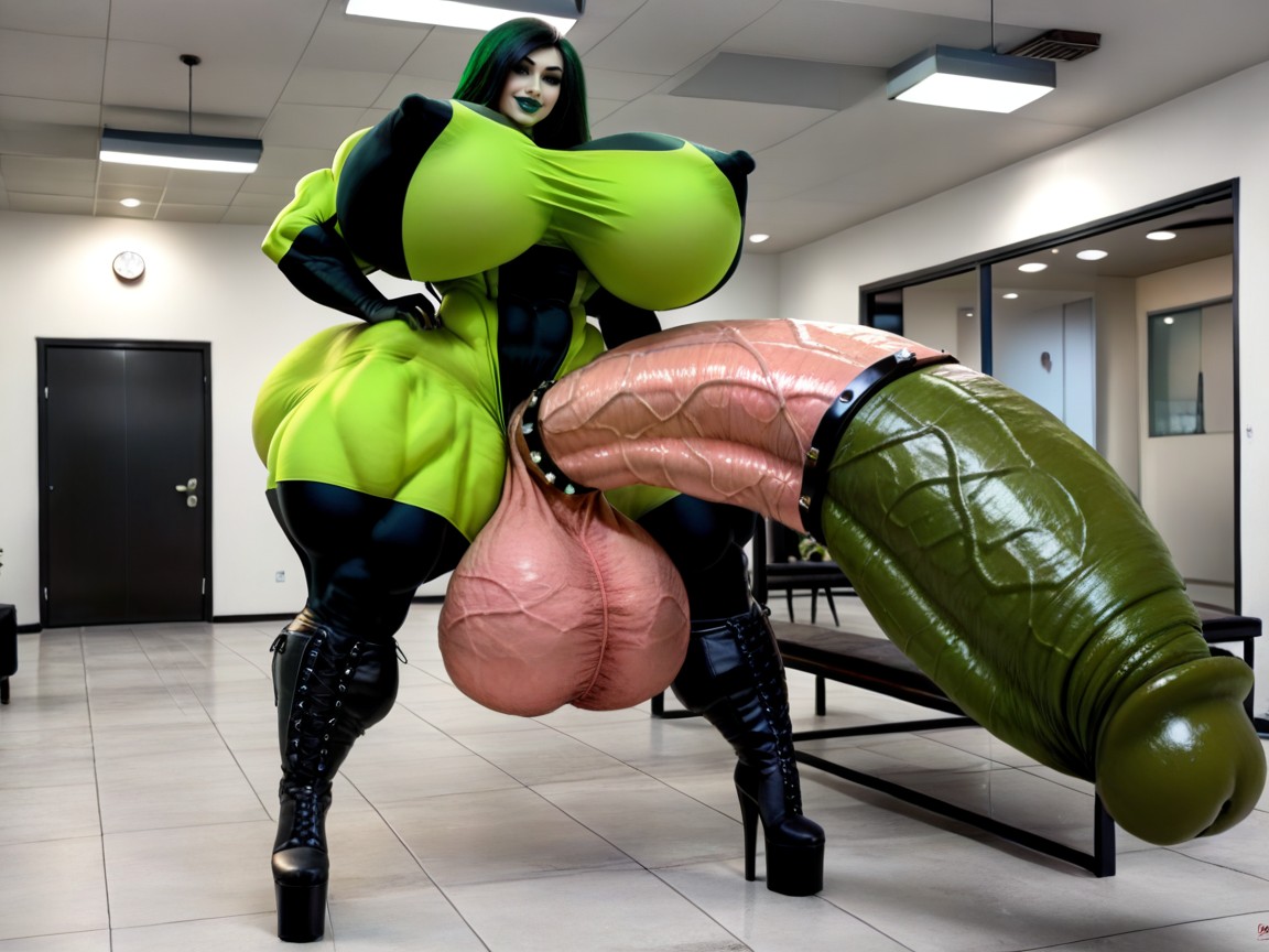 Le Cul Plus Grand Que Le Torse, Penis Is Just Way Too Gigantic, Hyper Gigantic Penis Porno IA transsexuelle