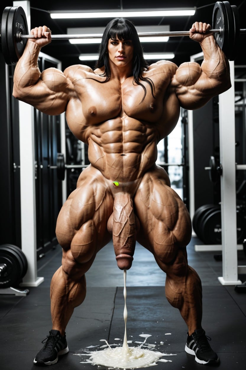 Hyper Muscles, 30+, Abs Porno IA transsexuelle