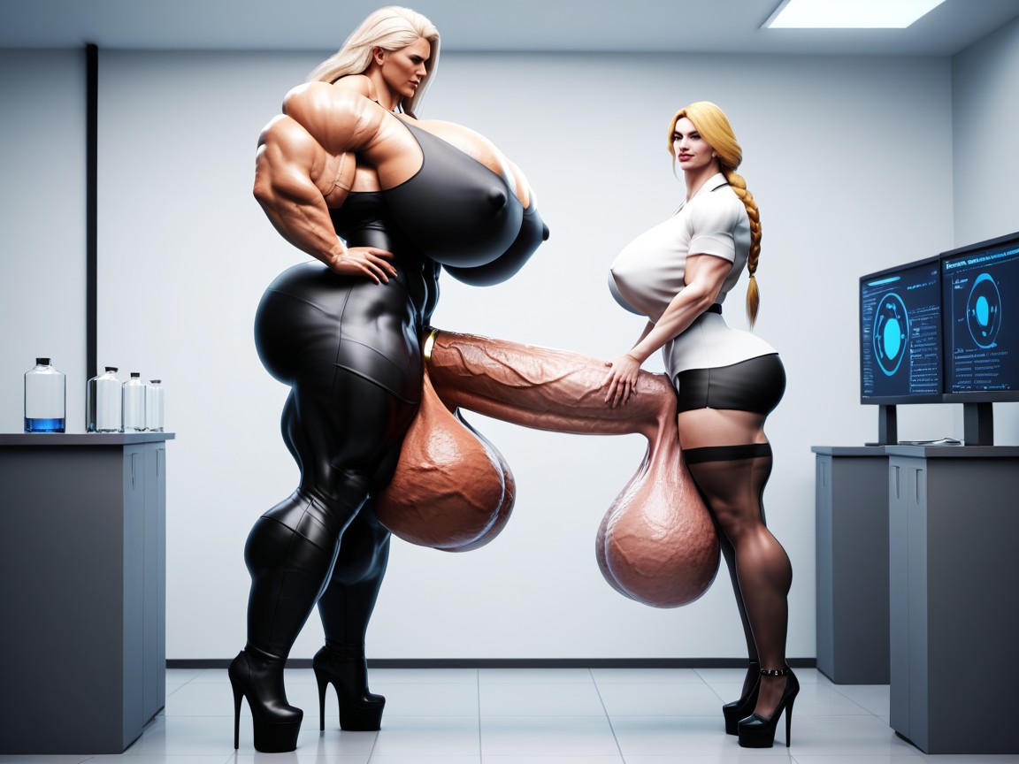 Expression Suffisante, Gigantic Hyper Sagging Testicles, Grand Angle Porno IA transsexuelle
