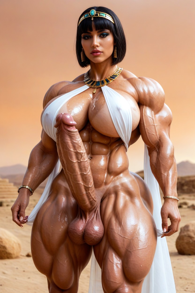 Extremely Veiny Muscles, Veiny Cock, Extremely Muscular Shemale AI Porn