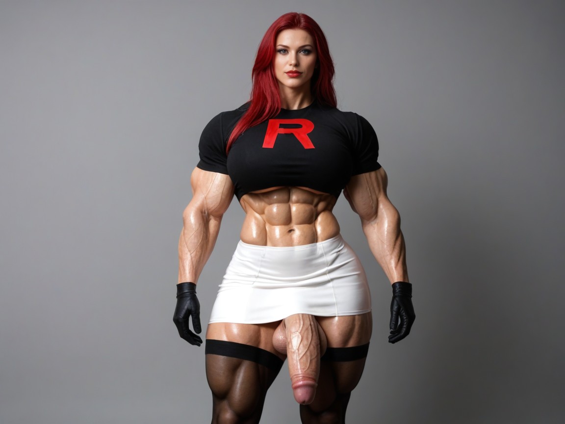 Giant Body, Team Rocket Outfit, Futa Shemale AI Porn