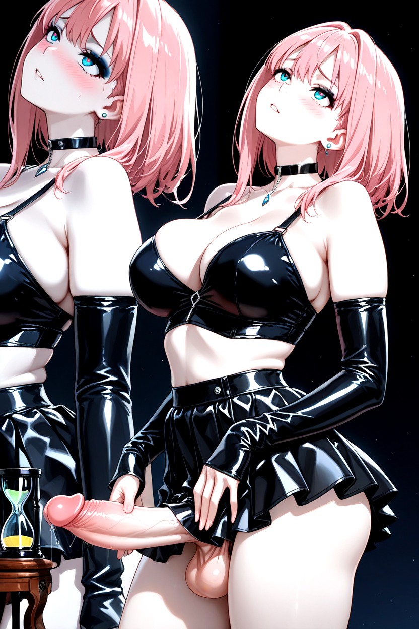 Japanese Idol, Esthetic Body, Smokey Eyeshadow Shemale AI Porn