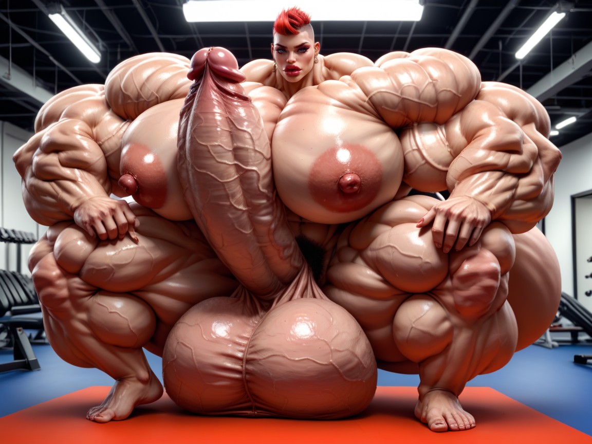 Hyper Gigantic Glans, Hyper Oversized Muscle, Hyper Absurdly Gigantic Massive Muscle Women Porno shemale IA