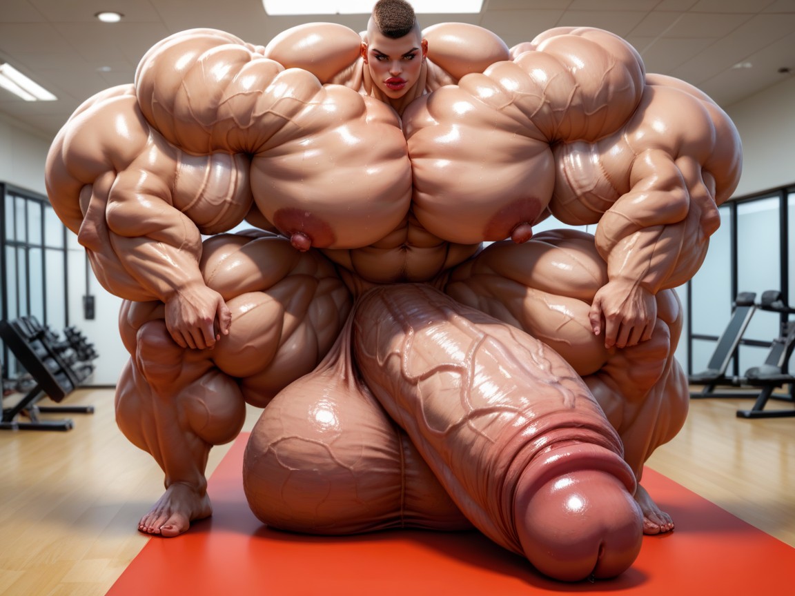 Hyper Absurdly Gigantic Massive Muscle Women, Balls Are Just Too Gigantic, Hyper Gigantic Abs 쉬메일 AI 포르노