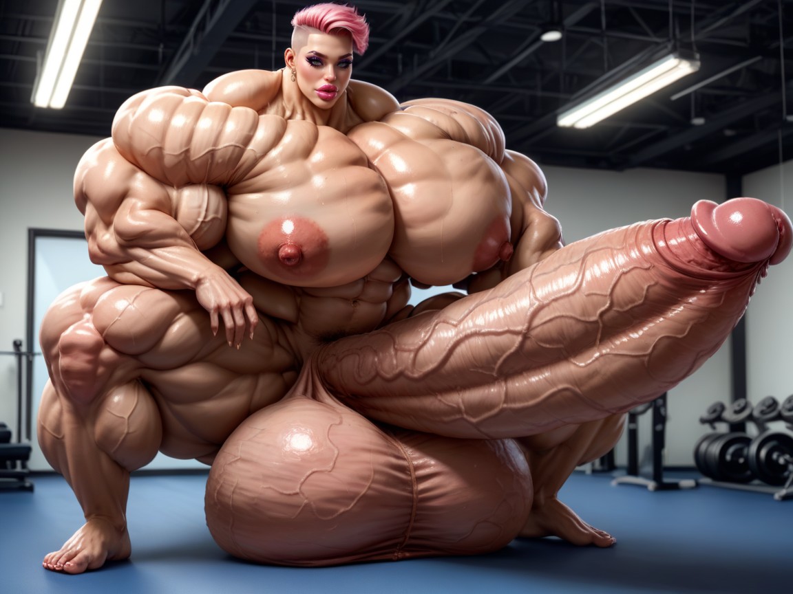 Penis Bigger Then Torso, Gorgeous Face, Hdr Porno shemale IA