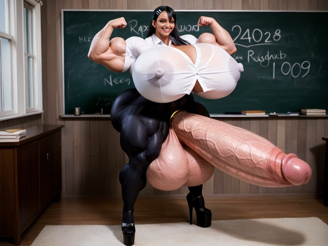 Задница Больше Туловища, Balls Are Just Too Gigantic, Hyper Gigantic Glans Транссексуалы AI порно