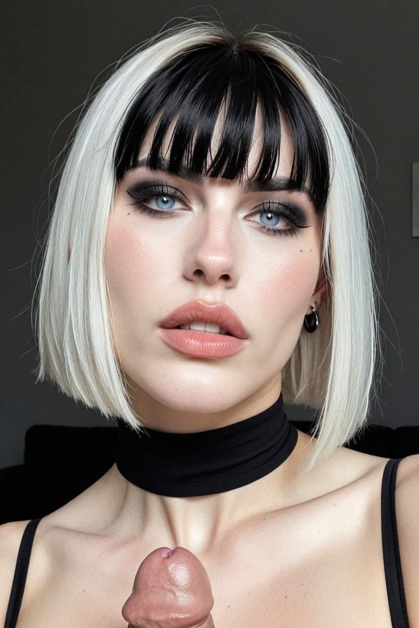 Yuffie, Ghost White Skin, Earrings Shemale AI Porn