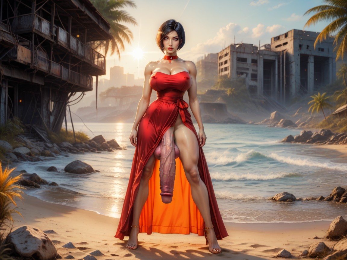 Warm Sunlight, Ultra High Details, 25+ Shemale AI Porn