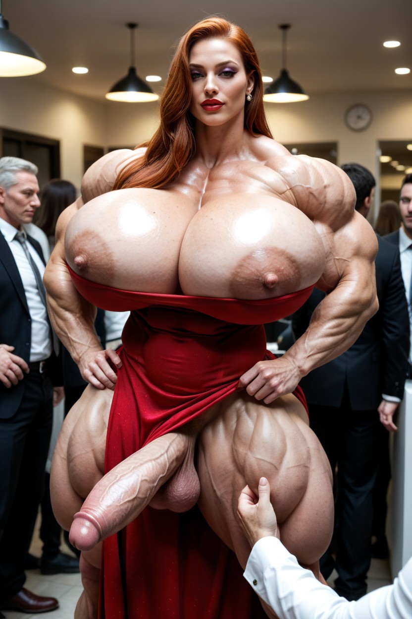 Muscular Female, Muscular Woman, Toned Muscles Shemale AI Porn