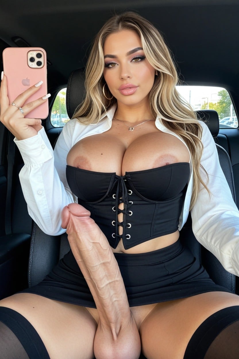 Huge Breast, City View, Ring Porno IA transsexuelle