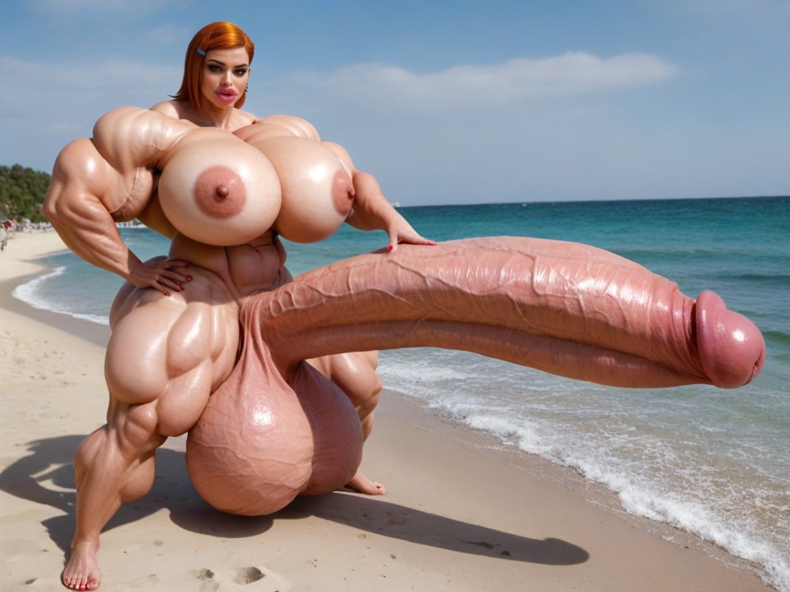 Hyper Gigantic Penis, Hyper Gigantic Massive Biceps, Hyper Absurdly Gigantic Balls 쉬메일 AI 포르노