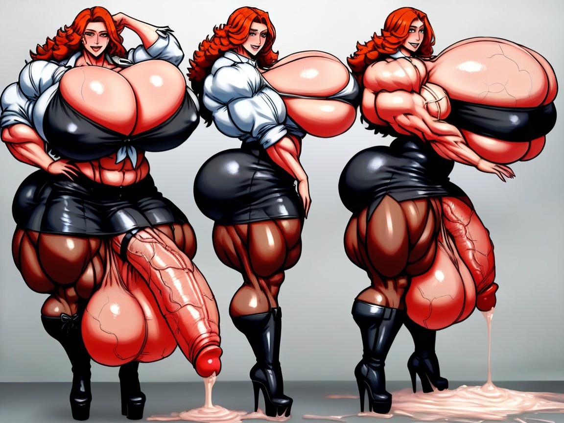 Tall, Medium Length, Detailed Eyes Shemale AI Porn