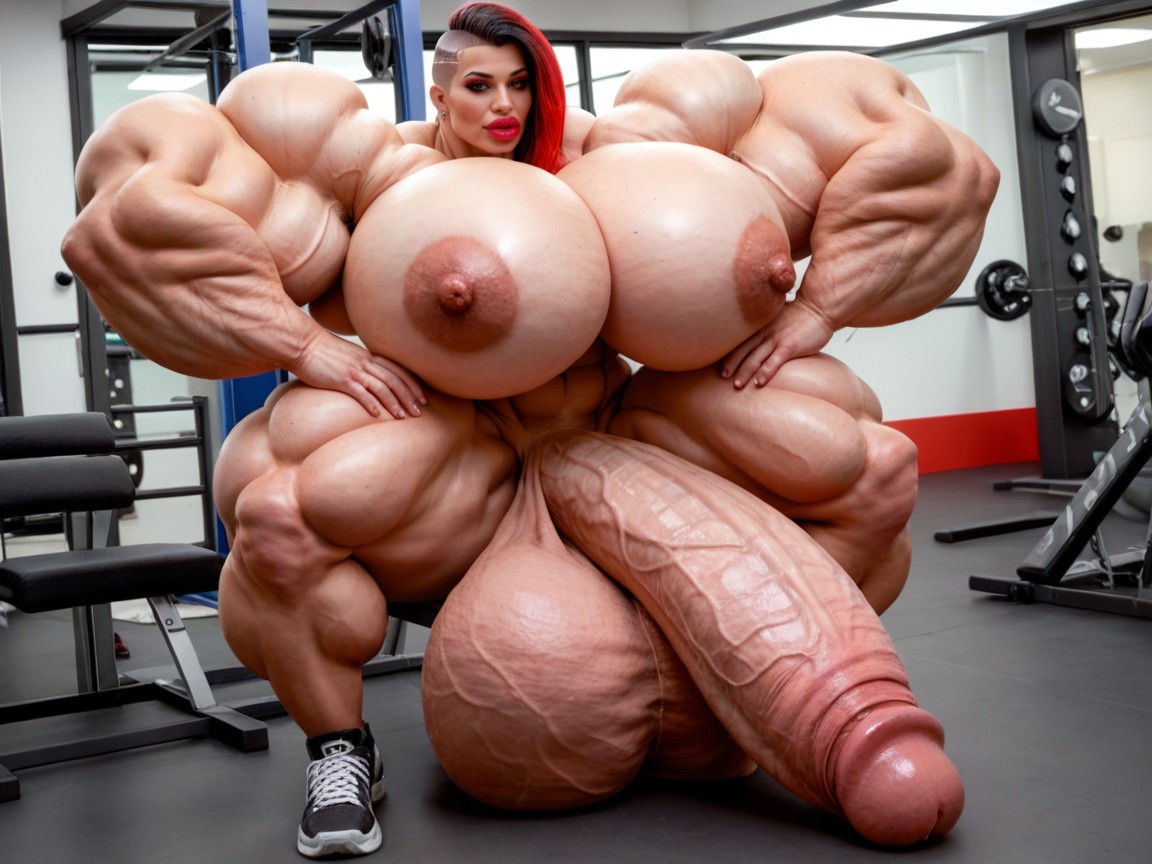 Hyper Absurdly Oversized Wides Penis, Hyper Absurdly Oversized Gigantic Massive Muscle, Hdr Shemale AI Porn