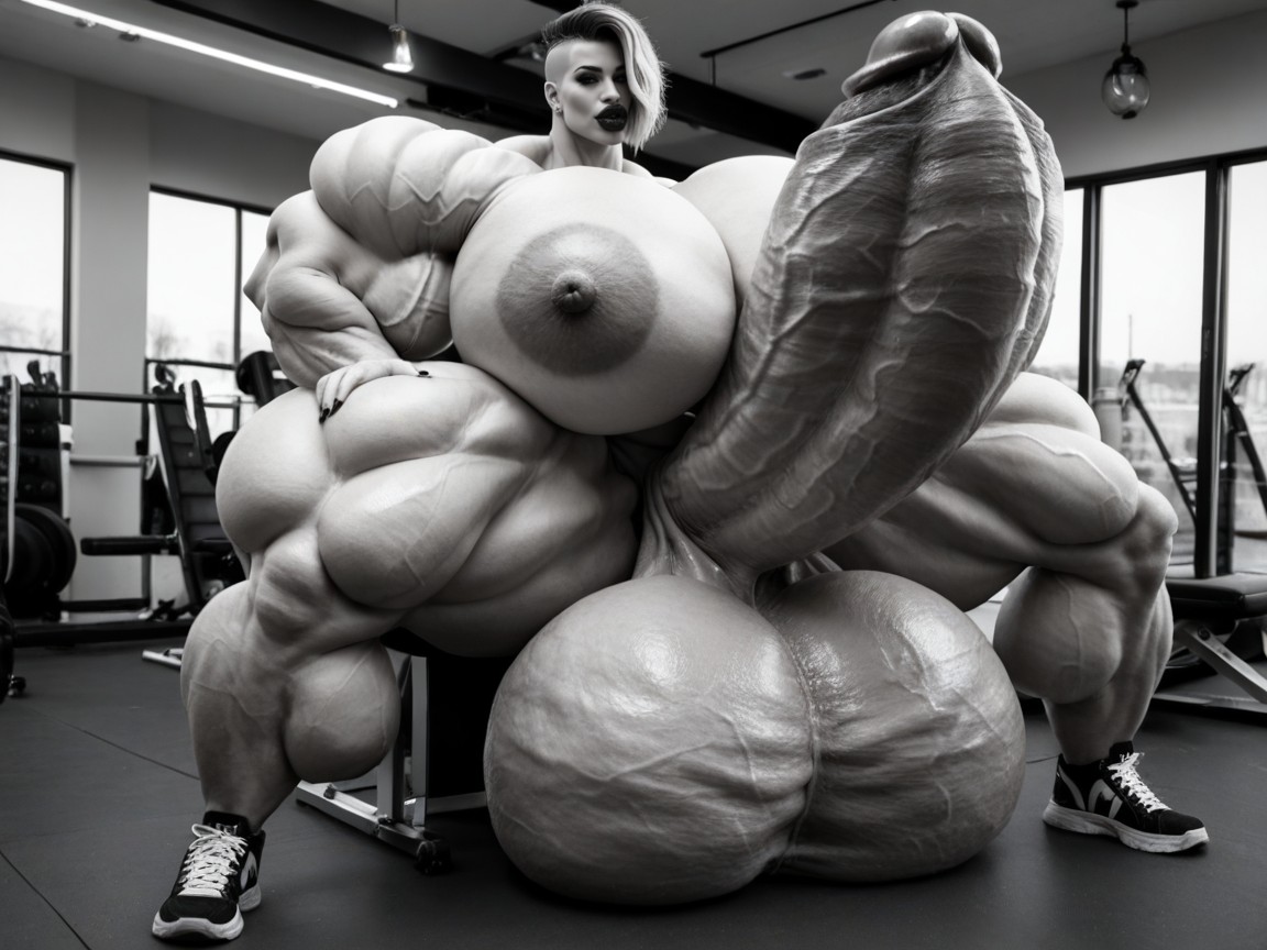 Hyper Absurdly Oversized Gigantic Girthy Penis, Penis Is Just Way Too Gigantic, Penis Gigantic Then Torso 쉬메일 AI 포르노